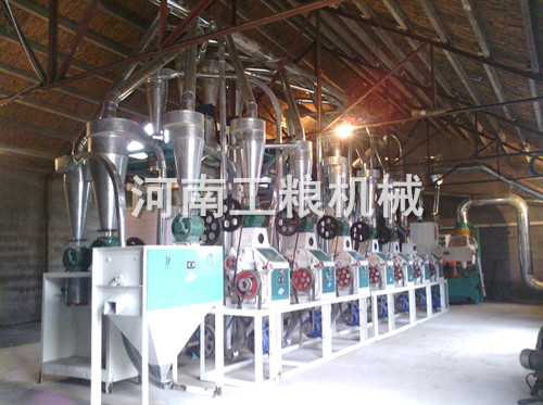30噸級(jí)臥式面粉加工設(shè)備