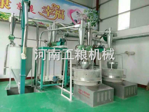 雙組石磨面粉機(jī)