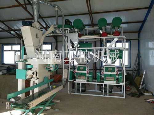 安徽宿州雙組面粉機(jī)安裝案例