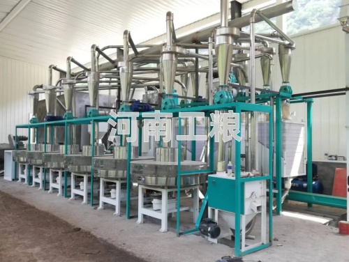 日處理50噸小麥石磨面粉加工設備